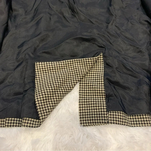 Lauren Ralph Lauren women’s houndstooth wool blazer jacket size 8 Neutral - Picture 7 of 11